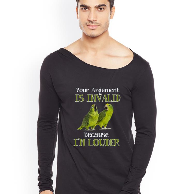 Original Your argument is invalid because I m Louder shirt 4 - Original Your argument is invalid because I’m Louder shirt