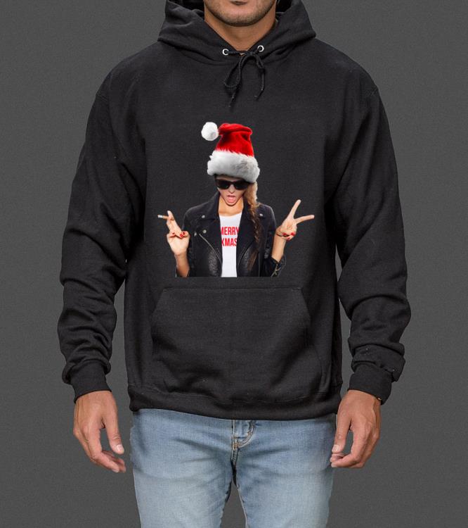 Original punk leather jacket girl merry Christmas fun cute sweater 4 - Original punk leather jacket girl merry Christmas fun cute sweater