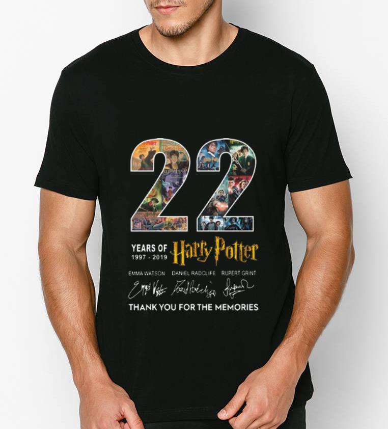 Premium 22 Years Of Harry Potter Signatures Thank You For The Memories shirt 4 - Premium 22 Years Of Harry Potter Signatures Thank You For The Memories shirt