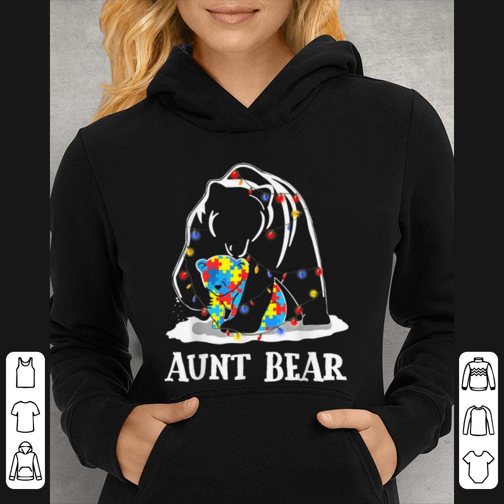 Premium Aunt Bear Autism Awareness shirt 4 - Premium Aunt Bear Autism Awareness shirt