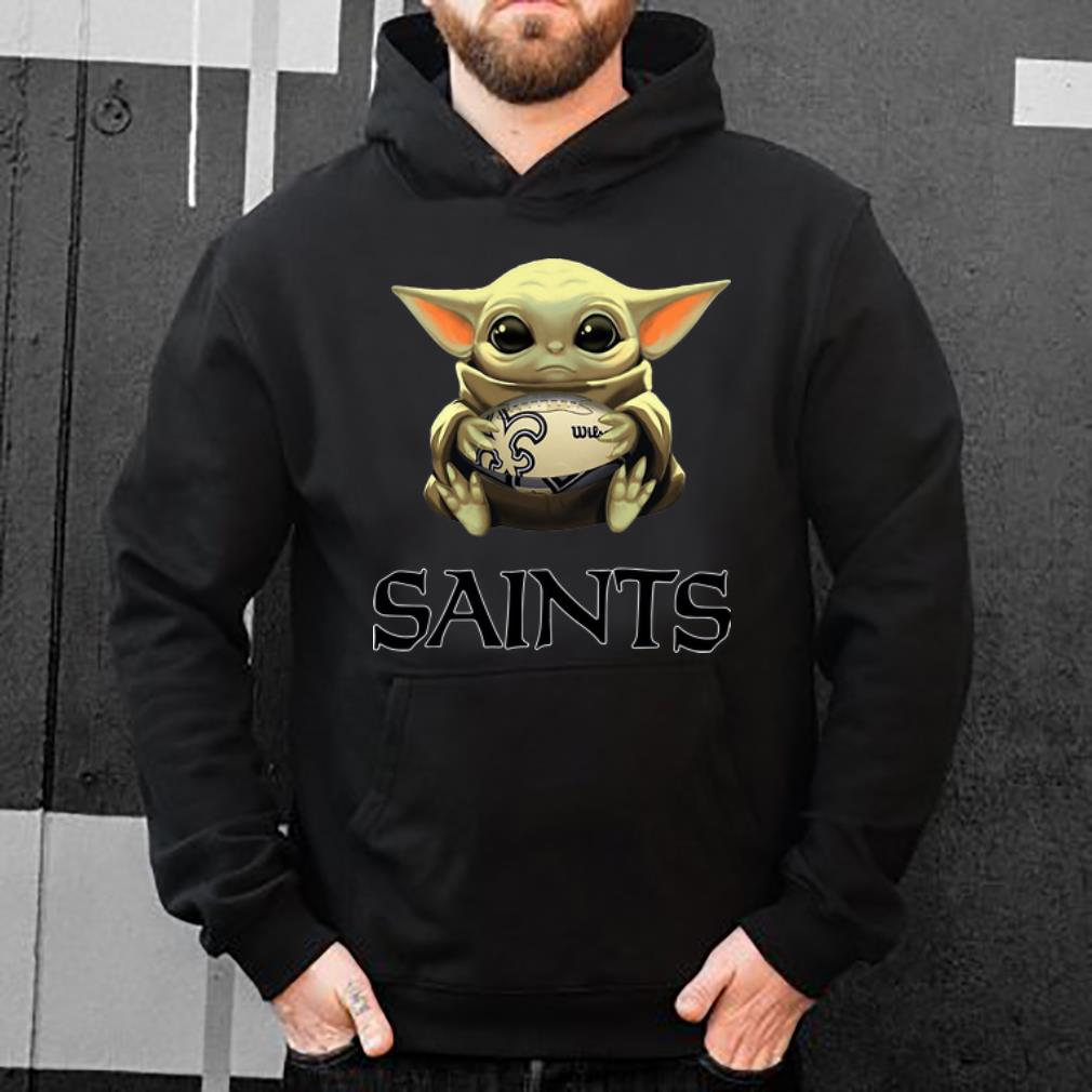 Premium Baby Yoda Hug New Orleans Saints NFL shirt 4 - Premium Baby Yoda Hug New Orleans Saints NFL shirt