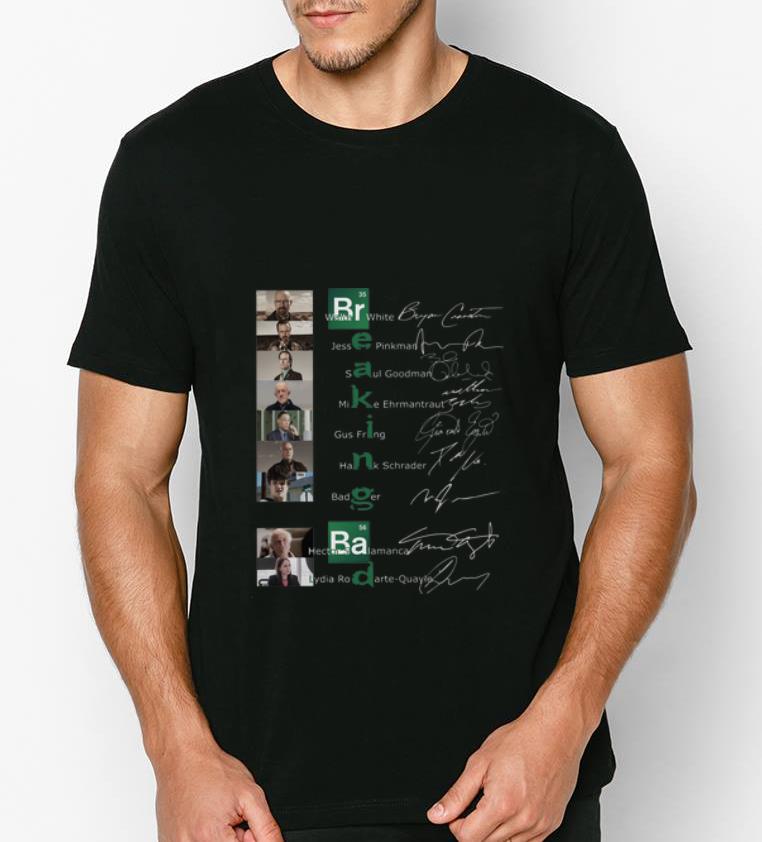 Premium Breaking Bab Character Signatures shirt 4 - Premium Breaking Bab Character Signatures shirt