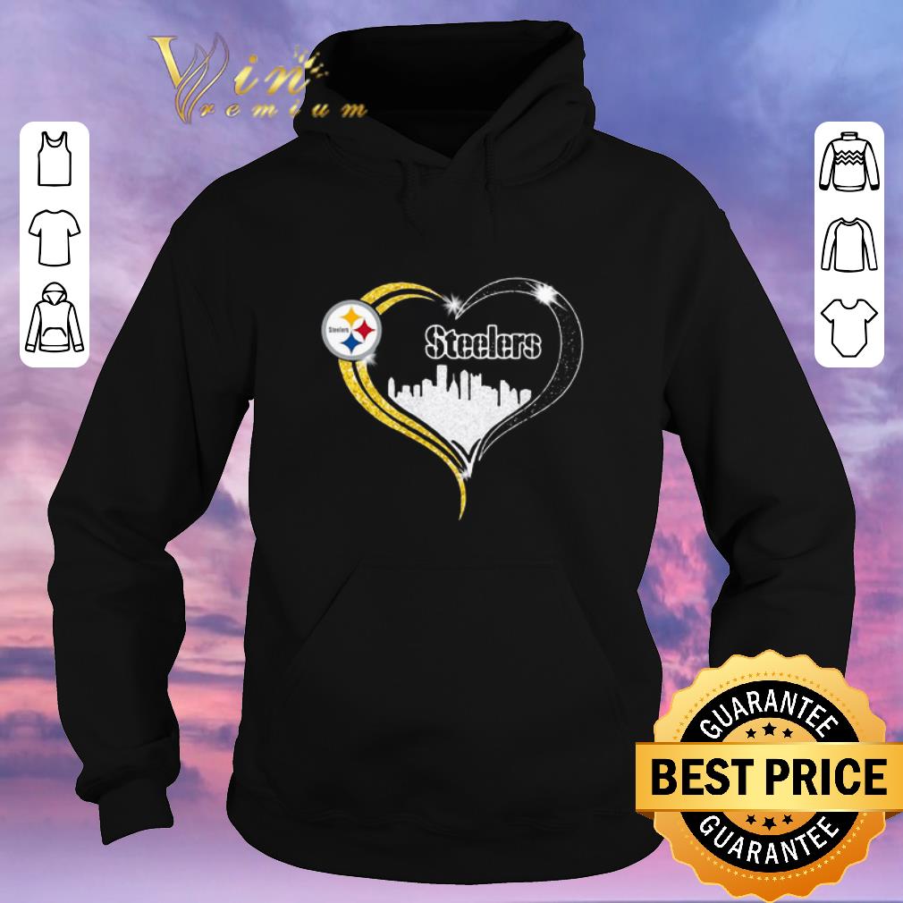 Premium Diamond Love Pittsburgh Steelers city heart shirt sweater 4 - Premium Diamond Love Pittsburgh Steelers city heart shirt sweater