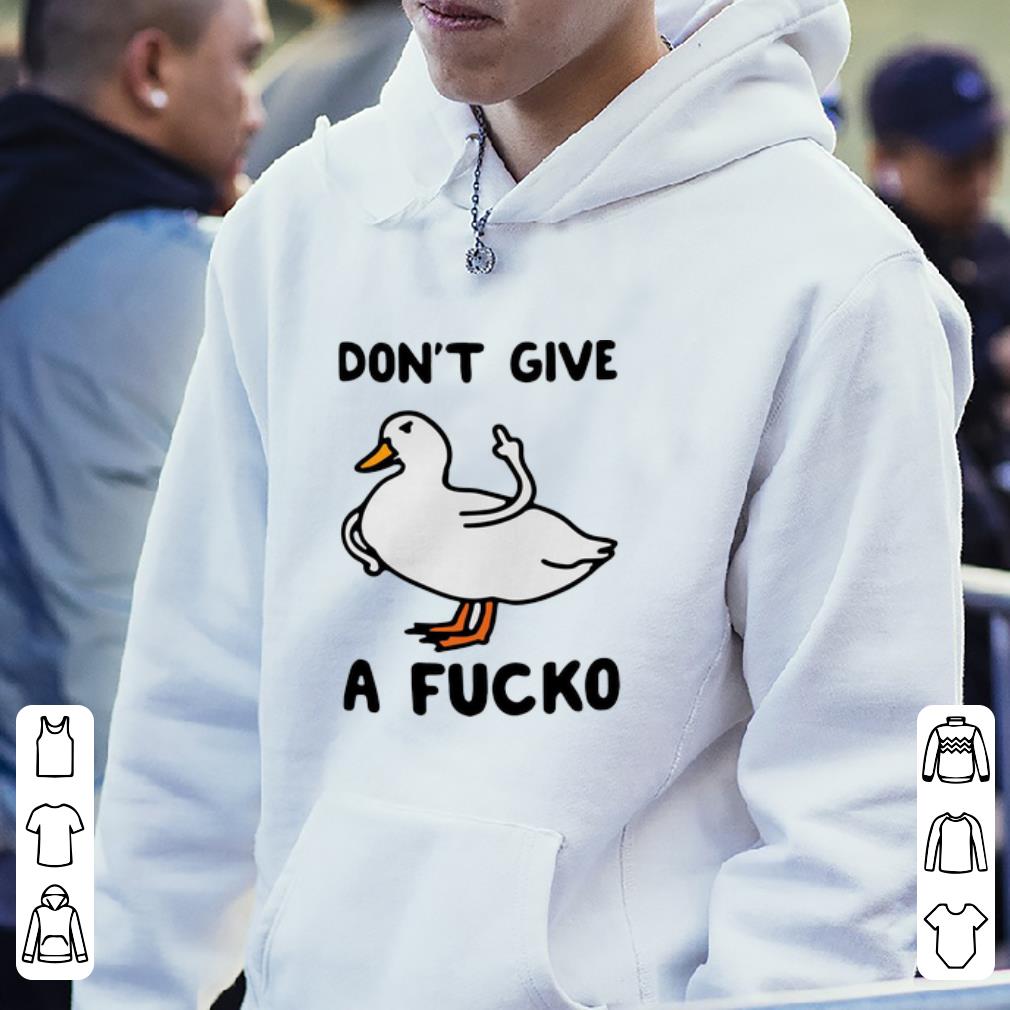 Premium Duck Middle Finger Don t Give A Fucko shirt 4 - Premium Duck Middle Finger Don’t Give A Fucko shirt