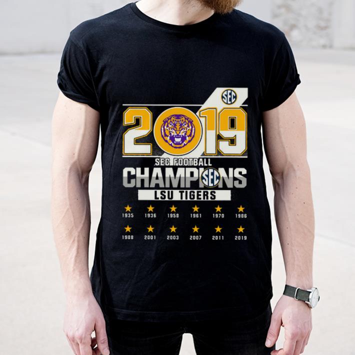 Premium LSU Tigers 2019 SEC football big 12 Champions shirt 4 - Premium LSU Tigers 2019 SEC football big 12 Champions shirt
