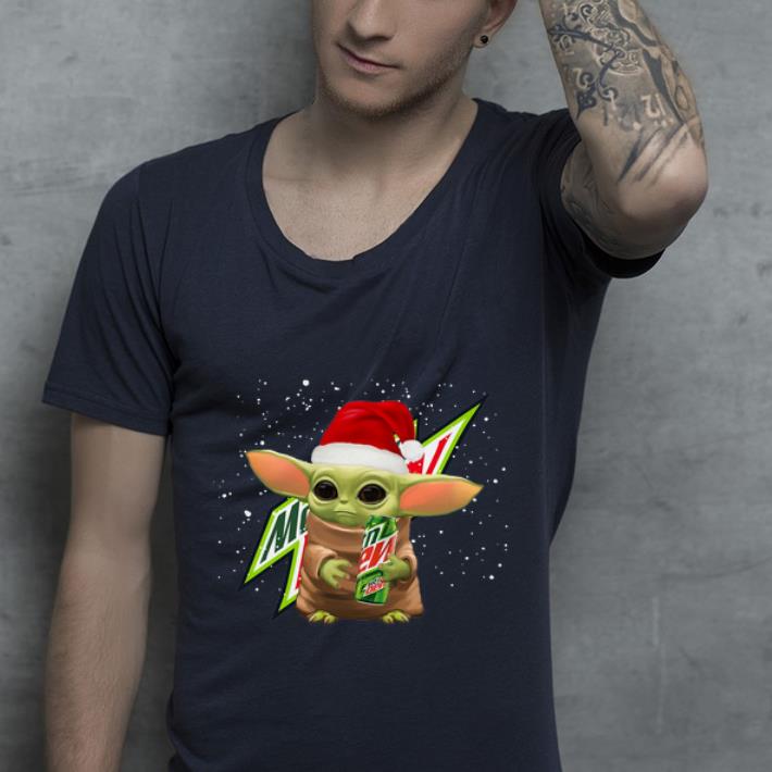 Premium Santa Baby Yoda Mountain Dew shirt 4 - Premium Santa Baby Yoda Mountain Dew shirt