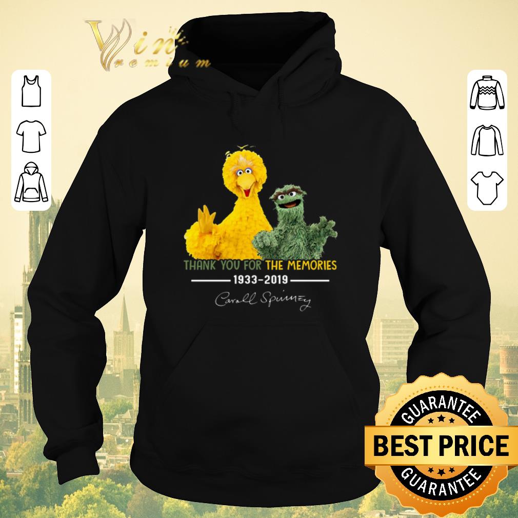 Premium Sesame Street thank you for the memories 1933 2019 Caroll Spinney shirt sweater Premium Sesame Street thank you for the memories 1933 2019 Caroll Spinney shirt sweater 4 - Premium Sesame Street thank you for the memories 1933 2019 Caroll Spinney shirt sweater