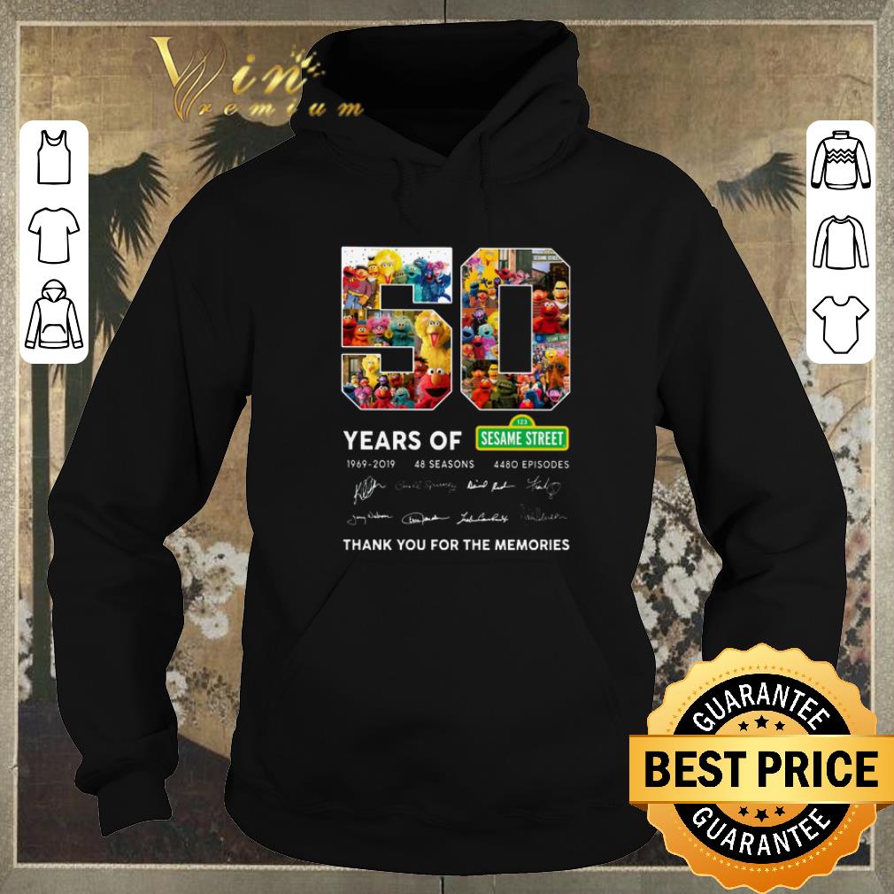 Premium Thank you for the memories 50 years of 123 Sesame Street 1969 2019 shirt 4 - Premium Thank you for the memories 50 years of 123 Sesame Street 1969 2019 shirt