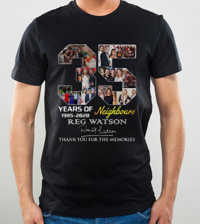 Pretty 35 Years Of Neighbours Reg Watson Signature shirt 4 - Pretty 35 Years Of Neighbours Reg Watson Signature shirt