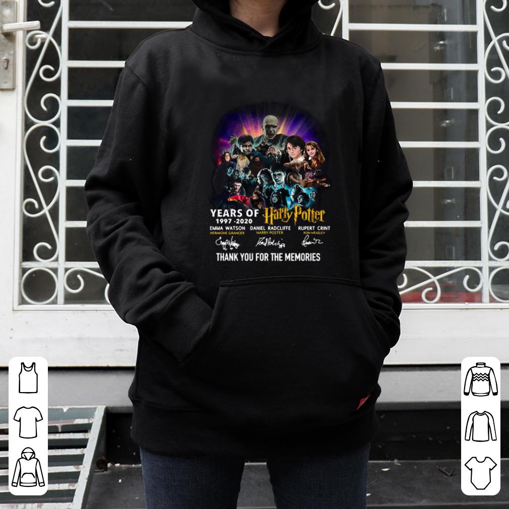 Awesome 23 Years Of Harry Potter Thank You For The Memories Signatures shirt 4 - Awesome 23 Years Of Harry Potter Thank You For The Memories Signatures shirt