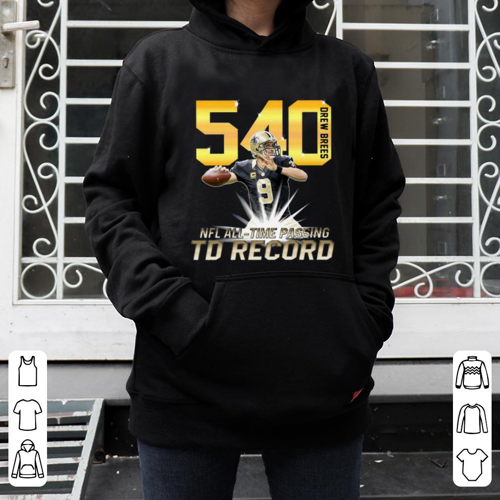 Awesome 540 Drew Brees Touchdowns Nfl All time Passing Records Signature shirt 4 - Awesome 540 Drew Brees Touchdowns Nfl All-time Passing Records Signature shirt