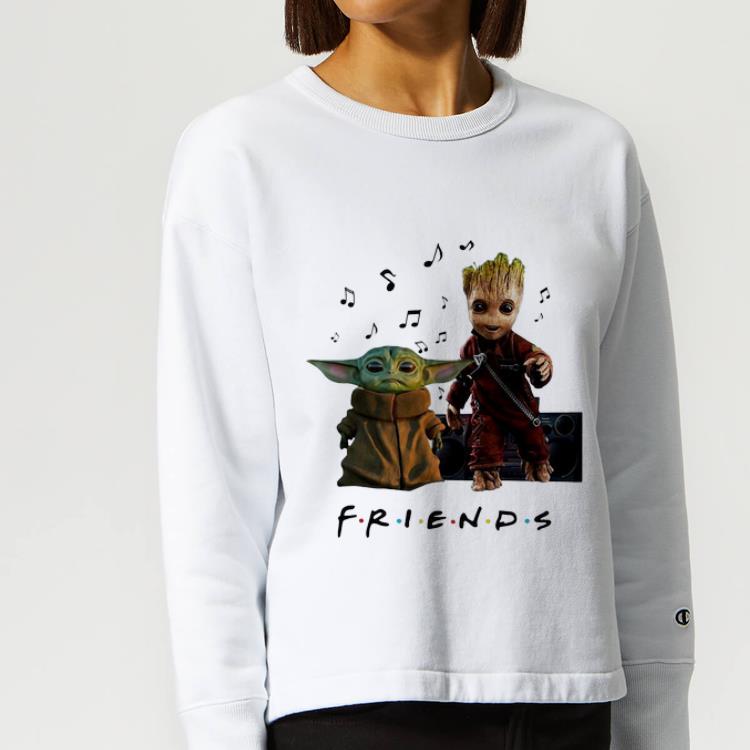 Awesome Baby Yoda And Baby Groot Friends shirt 4 - Awesome Baby Yoda And Baby Groot Friends shirt
