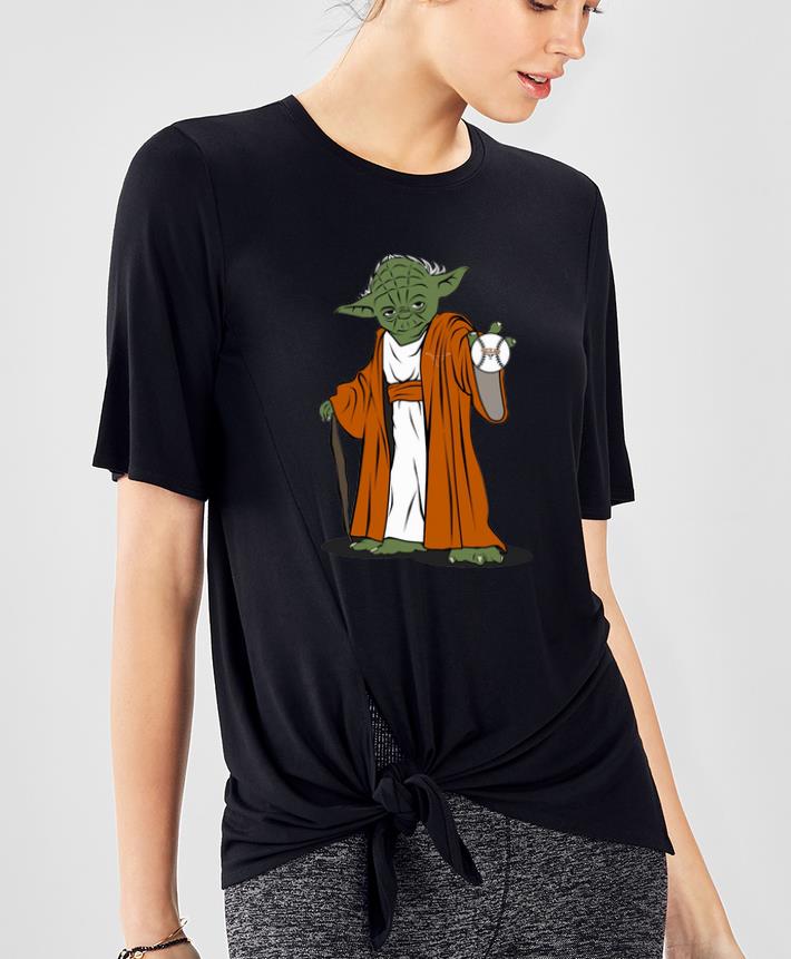 Awesome Master Yoda Baseball Texas Longhorns shirt 4 - Awesome Master Yoda Baseball Texas Longhorns shirt
