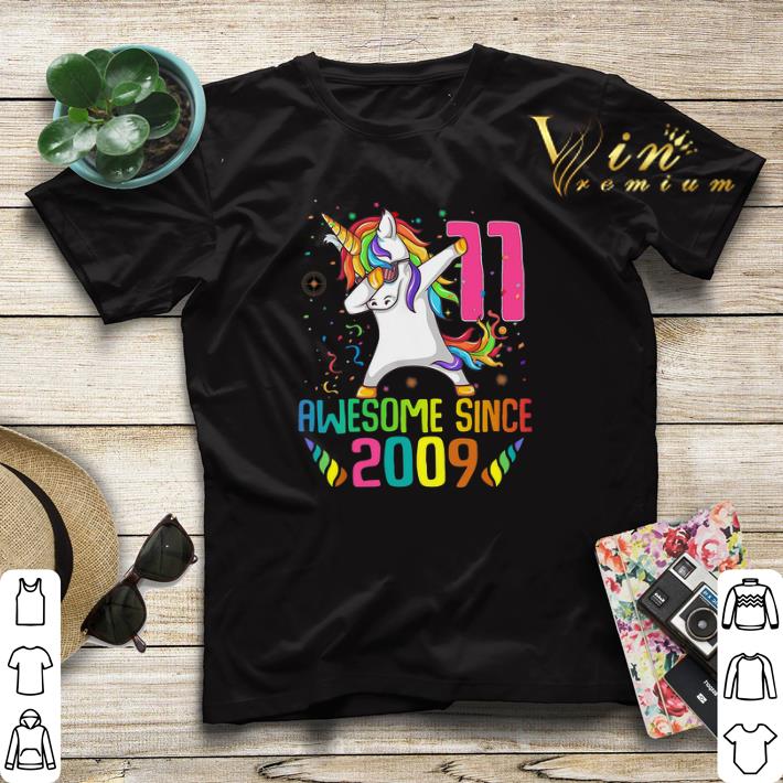 Awesome Since 2009 11 Years Old 11th Birthday Unicorn Dabbing shirt sweater Awesome Since 2009 11 Years Old 11th Birthday Unicorn Dabbing shirt sweater 4 - Awesome Since 2009 11 Years Old 11th Birthday Unicorn Dabbing shirt sweater