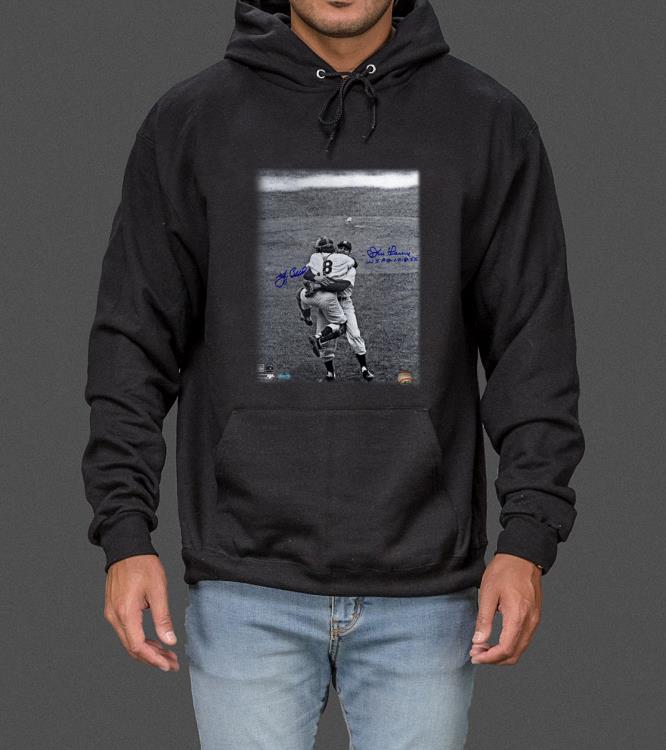 Awesome Yogi Berra Don Larsen New York Yankees 1956 World Series Perfect Game Signatures shirt 4 - Awesome Yogi Berra & Don Larsen New York Yankees 1956 World Series Perfect Game Signatures shirt