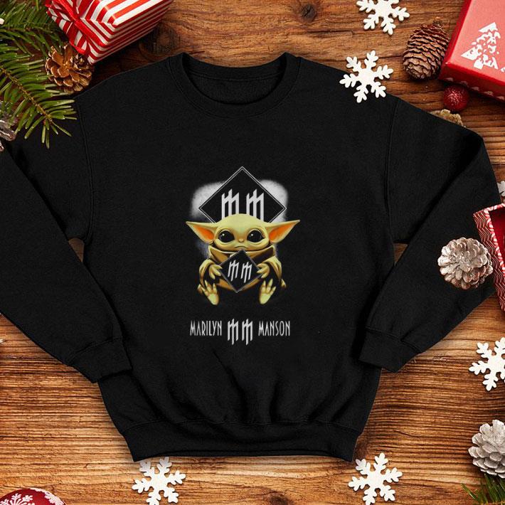 Baby Yoda hug Marilyn Manson Star Wars shirt Baby Yoda hug Marilyn Manson Star Wars shirt 4 - Baby Yoda hug Marilyn Manson Star Wars shirt