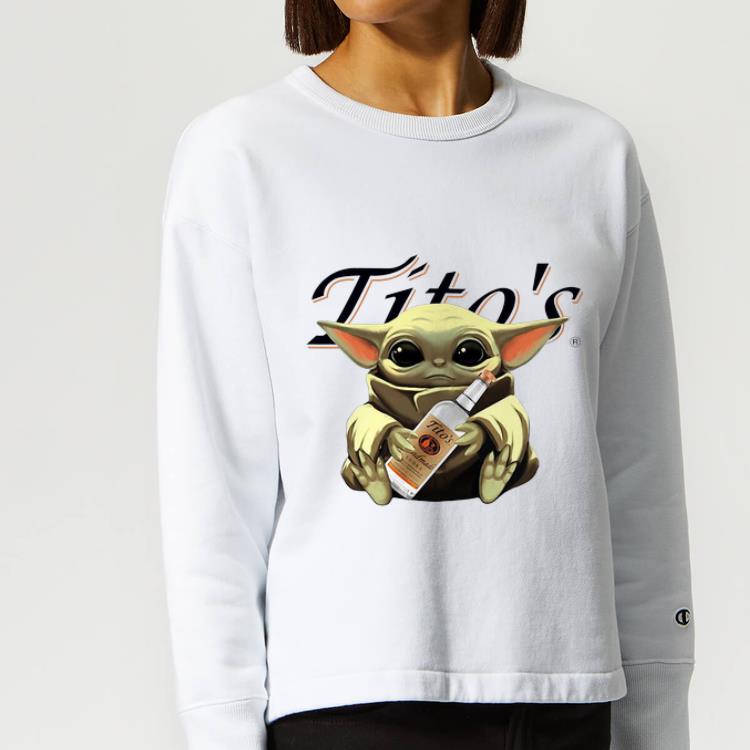 Great Star Wars Baby Yoda Hugging Tito s Vodka shirt 4 - Great Star Wars Baby Yoda Hugging Tito’s Vodka shirt