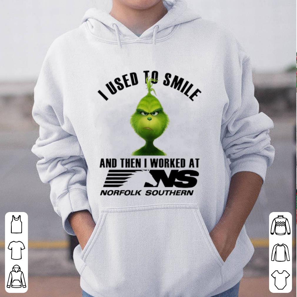 Great The Grinch I Used To Smile And Then I Worked At Norfolk Southern shirt 4 - Great The Grinch I Used To Smile And Then I Worked At Norfolk Southern shirt