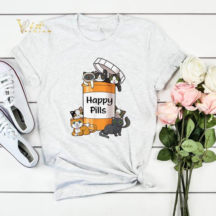 Happy Pills Cats Funny shirt sweater 4 - Happy Pills Cats Funny shirt sweater