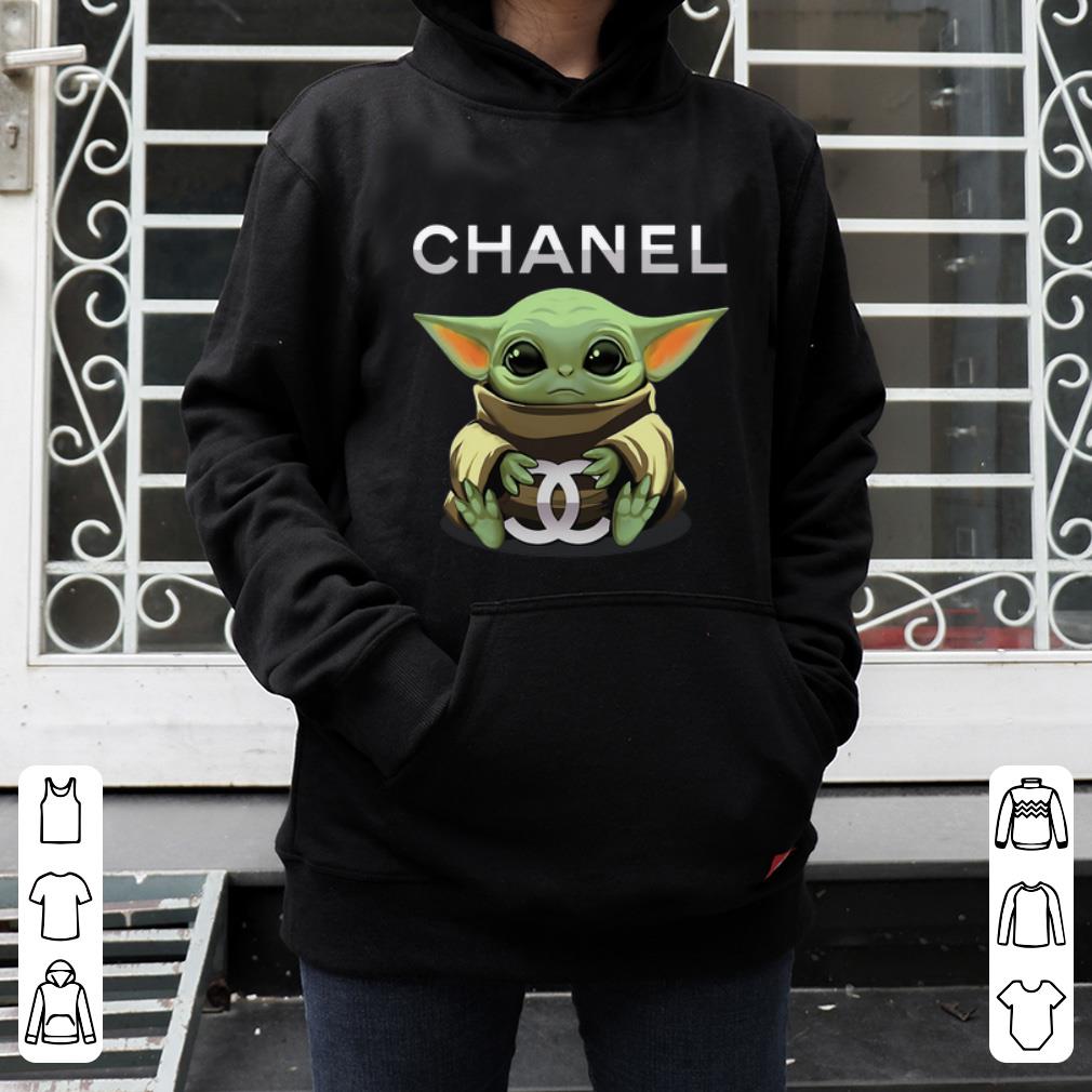 Hot Baby Yoda Hug Chanel shirt 4 - Hot Baby Yoda Hug Chanel shirt