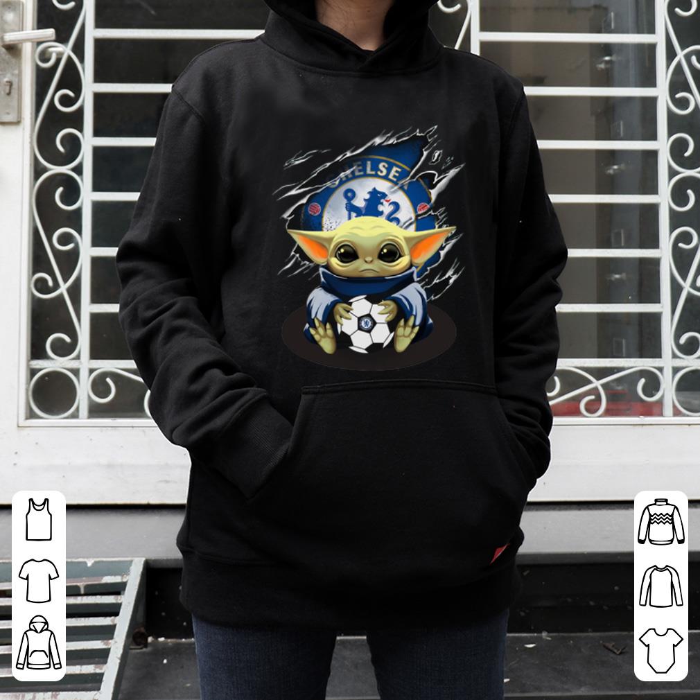 Hot Star Wars Baby Yoda Blood Inside Chelsea shirt 4 - Hot Star Wars Baby Yoda Blood Inside Chelsea shirt