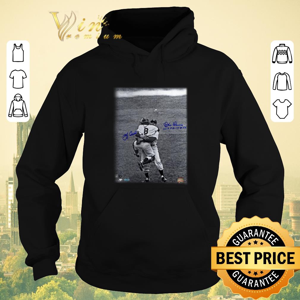 Hot Yogi Berra Don Larsen Yankees 1956 World Series Perfect Game shirt sweater 4 - Hot Yogi Berra & Don Larsen Yankees 1956 World Series Perfect Game shirt sweater