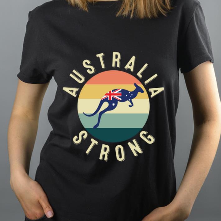 Nice Australia Strong Kangaroo Pray For Australia Retro shirt 4 - Nice Australia Strong Kangaroo Pray For Australia Retro shirt
