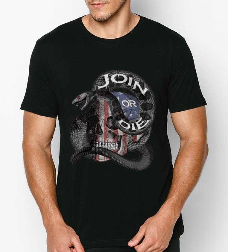 Nice Join Or Die Snake Skull American Flag shirt 4 - Nice Join Or Die Snake Skull American Flag shirt