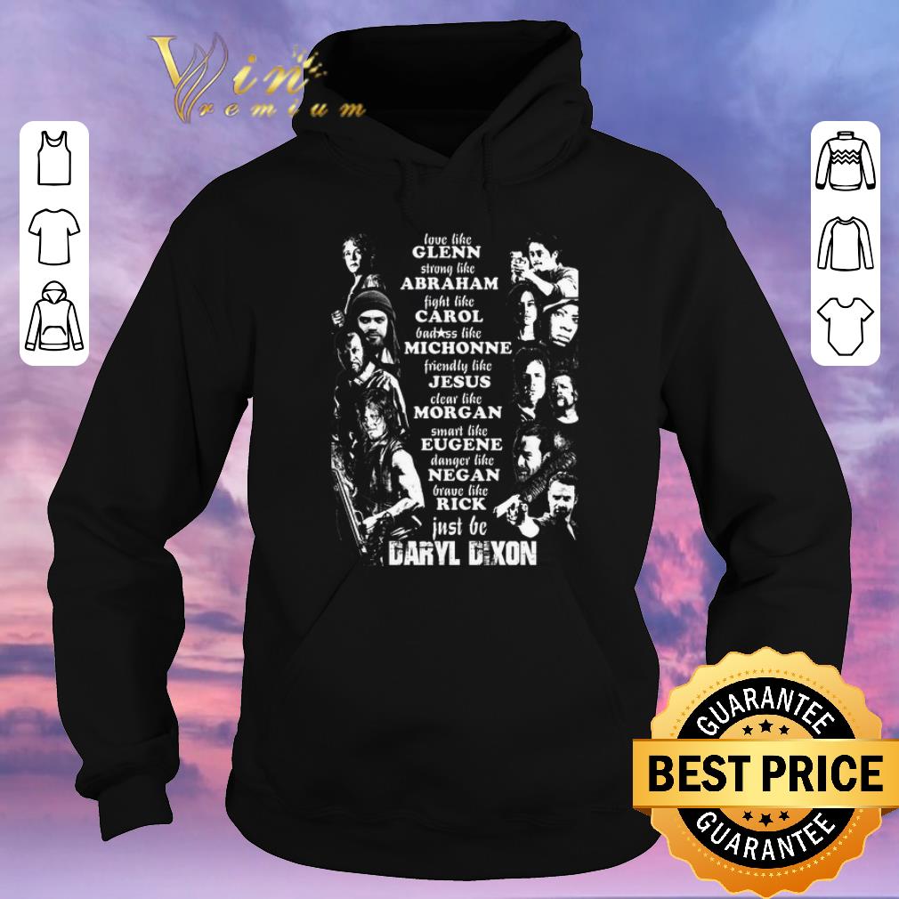Nice Love like Glenn strong like Abraham fight like Carol Michonne shirt sweater 4 - Nice Love like Glenn strong like Abraham fight like Carol Michonne shirt sweater