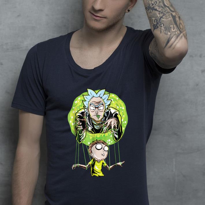Nice Rick And Morty Puppet And Space Portal shirt 4 - Nice Rick And Morty Puppet And Space Portal shirt
