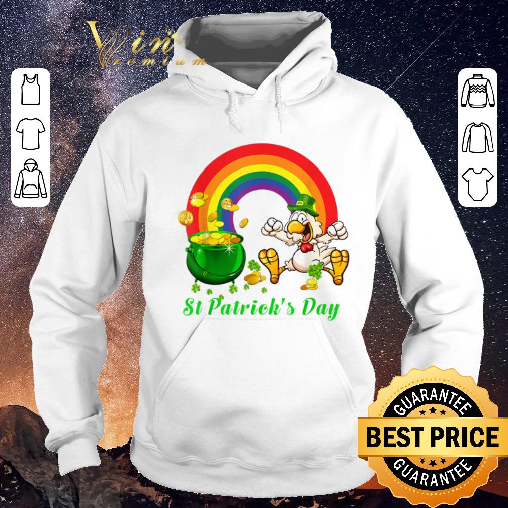 Official Chicken St. Patrick's Day Rainbow LGBT shirt sweater Official Chicken St Patrick s Day Rainbow LGBT shirt sweater 4 - Official Chicken St. Patrick's Day Rainbow LGBT shirt sweater