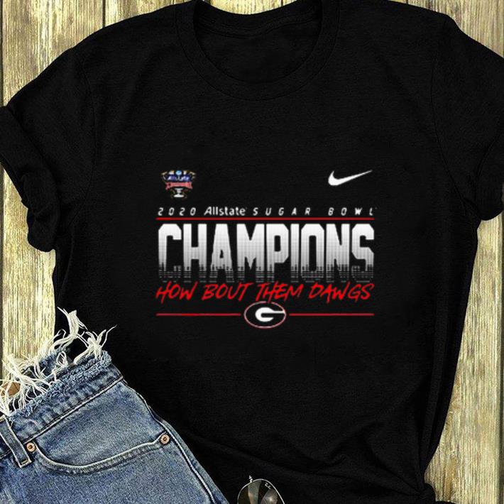 Official How bout them dawgs Georgia Bulldogs Champions 2020 Allstate Sugar Bowl shirt 4 - Official How bout them dawgs Georgia Bulldogs Champions 2020 Allstate Sugar Bowl shirt