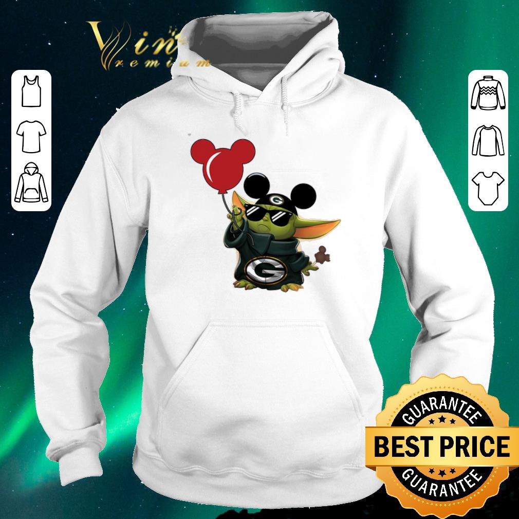 Official Mickey Mashup Baby Yoda Holding Balloon Green Bay Packers shirt sweater 4 - Official Mickey Mashup Baby Yoda Holding Balloon Green Bay Packers shirt sweater