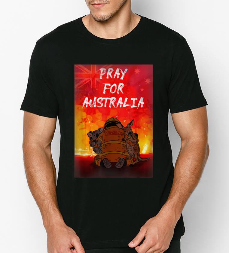 Official Pray For Australia Firefighter Koala And Kangaroo shirt 4 - Official Pray For Australia Firefighter Koala And Kangaroo shirt