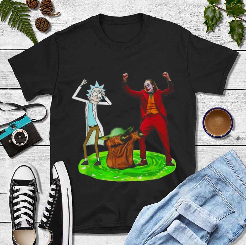 Official Rick Sanchez Baby Yoda And Joker Dance shirt Official Rick Sanchez Baby Yoda And Joker Dance shirt 4 - Official Rick Sanchez Baby Yoda And Joker Dance shirt