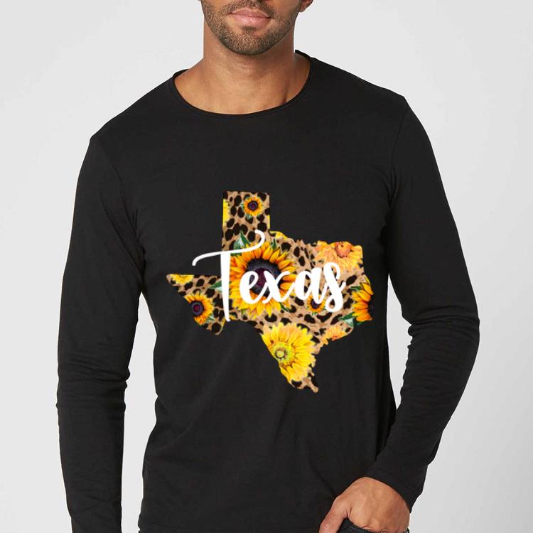 Official Texas Sunflower Wildflower State Map shirt 4 - Official Texas Sunflower Wildflower State Map shirt
