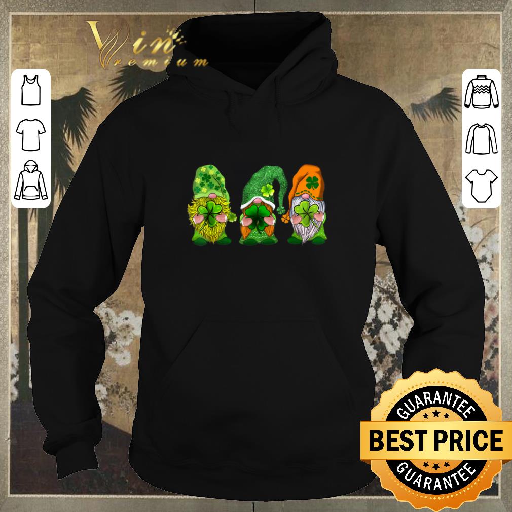 Official Three Gnomes Happy St Patrick s Day shirt sweater 4 - Official Three Gnomes Happy St Patrick's Day shirt sweater