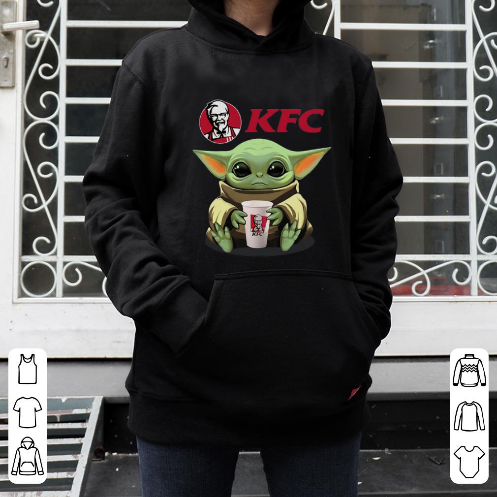 Original Baby Yoda Hug KFC shirt 4 - Original Baby Yoda Hug KFC shirt