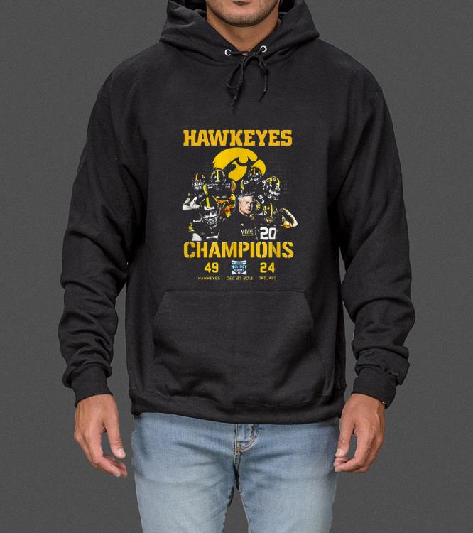 Original Iowa Hawkeyes Champions 2019 Holiday Bowl shirt 4 - Original Iowa Hawkeyes Champions 2019 Holiday Bowl shirt