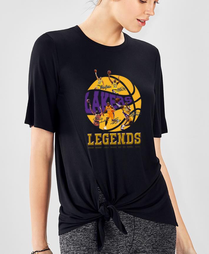 Original Los Angeles Lakers Legends Signatures shirt 4 - Original Los Angeles Lakers Legends Signatures shirt