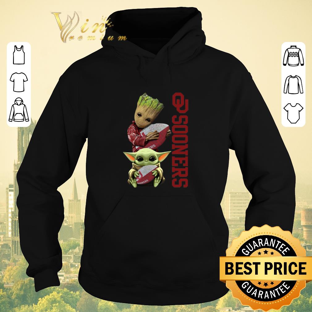 Premium Baby Groot And Baby Yoda Hug Oklahoma Sooners shirt sweater 4 - Premium Baby Groot And Baby Yoda Hug Oklahoma Sooners shirt sweater