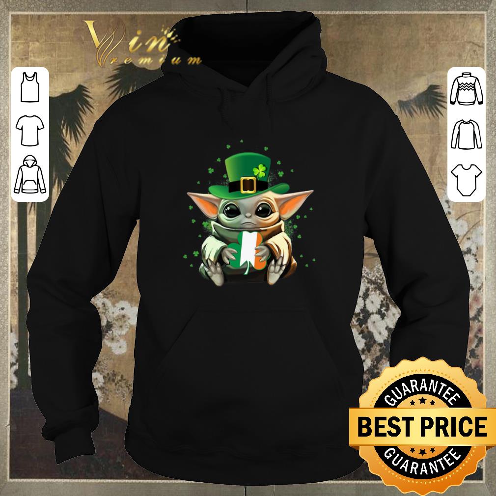 Premium Baby Yoda Hug St Patrick s Day Star Wars shirt sweater 4 - Premium Baby Yoda Hug St Patrick’s Day Star Wars shirt sweater