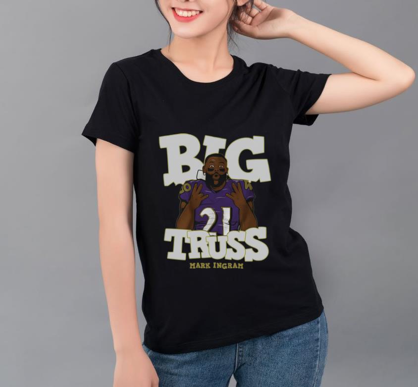 Premium Big Truss Mark Ingram Baltimore Ravens shirt 4 - Premium Big Truss Mark Ingram Baltimore Ravens shirt