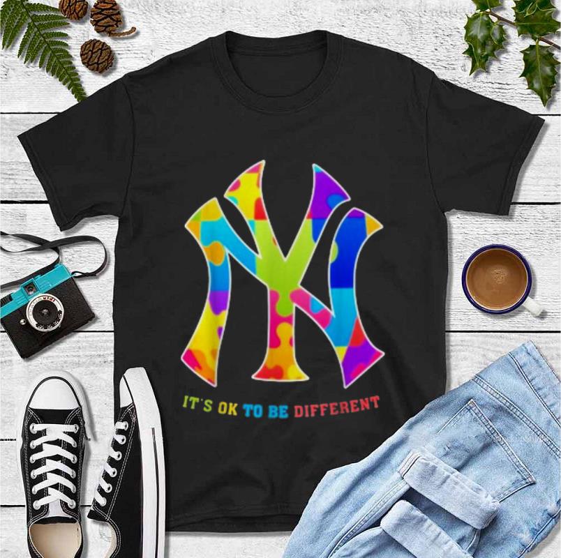 Premium MLB New York Yankees It s Ok To Be Different shirt 4 - Premium MLB New York Yankees It's Ok To Be Different shirt