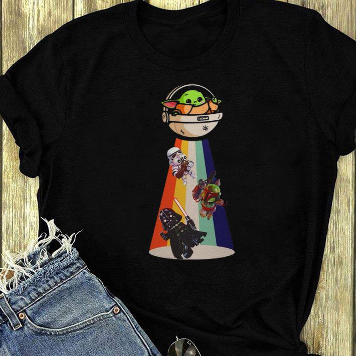 Premium Star Wars Darth Vader Baby Yoda Ufo shirt 4 - Premium Star Wars Darth Vader Baby Yoda Ufo shirt