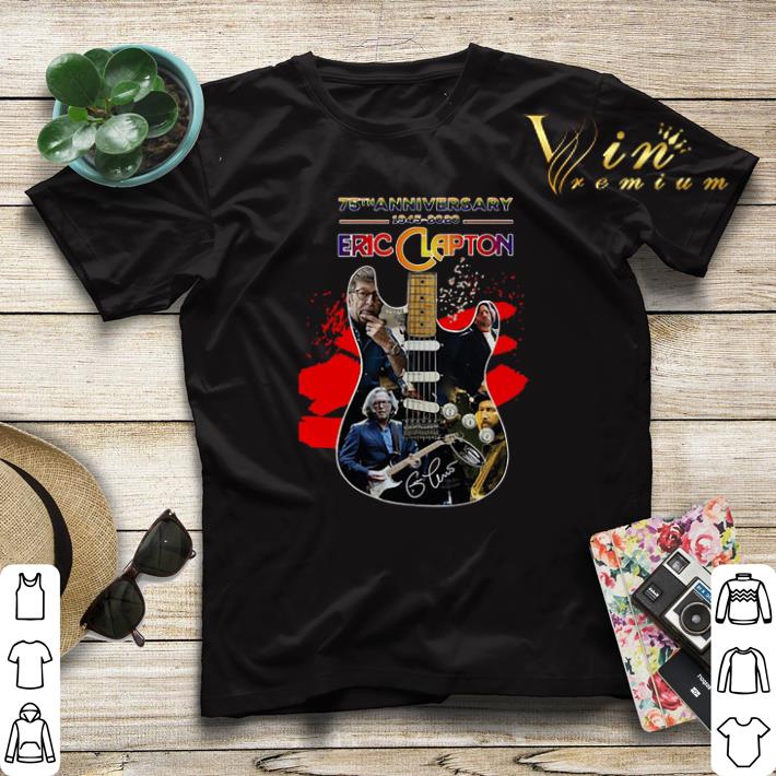 75th Anniversary 1945 2020 Eric Clapton Guitar Signature shirt sweater 4 - 75th Anniversary 1945-2020 Eric Clapton Guitar Signature shirt sweater