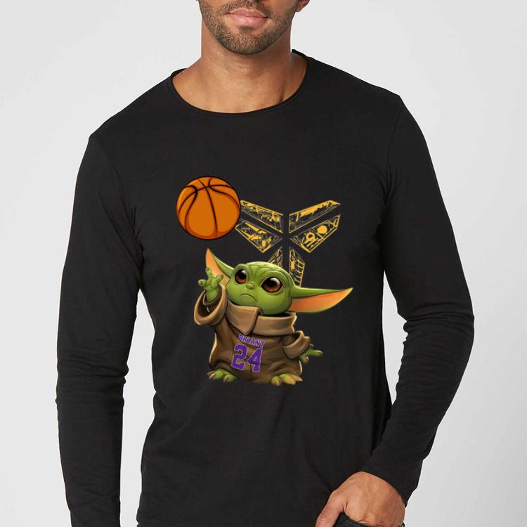 Awesome Baby Yoda Kobe Bryant Black Mamba Basketball shirt 4 - Awesome Baby Yoda Kobe Bryant Black Mamba Basketball shirt