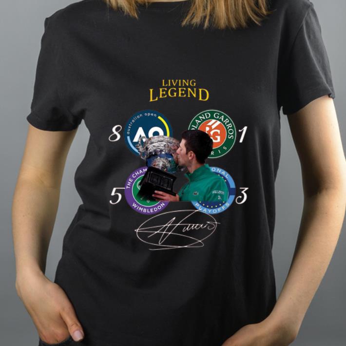 Awesome Novak Djokovic Living Legends Signature shirt 4 - Awesome Novak Djokovic Living Legends Signature shirt