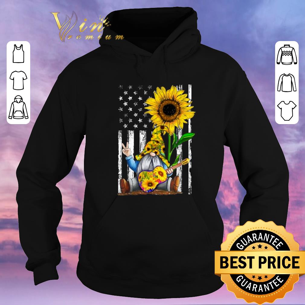 Awesome Sunflower Gnome Playing Guitar American Flag shirt sweater Awesome Sunflower Gnome Playing Guitar American Flag shirt sweater 4 - Awesome Sunflower Gnome Playing Guitar American Flag shirt sweater