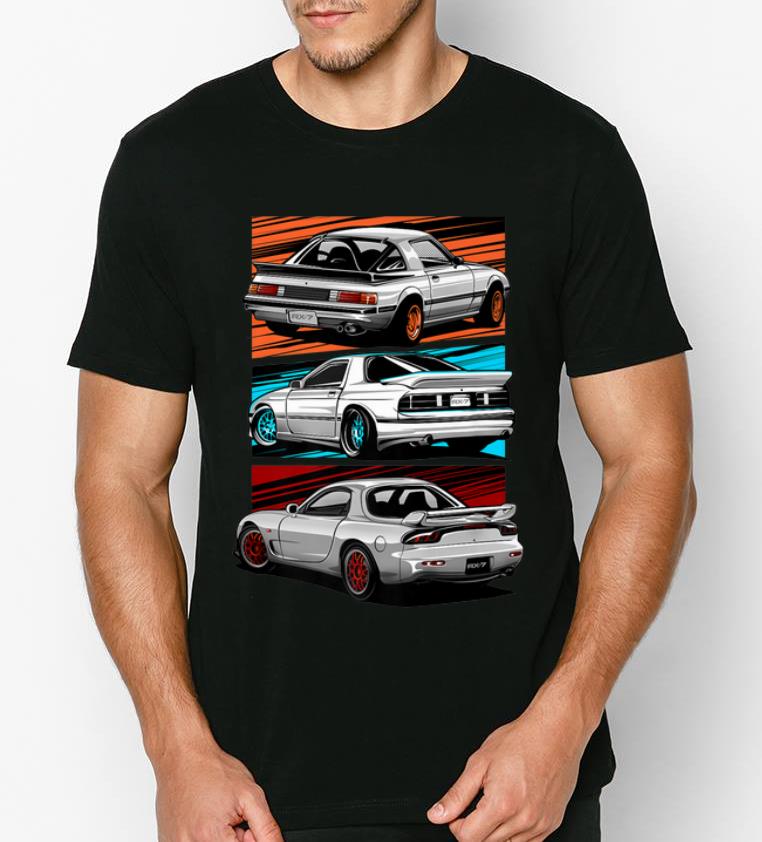 Awesome The Mazda RX 7 Generations shirt 4 - Awesome The Mazda RX-7 Generations shirt